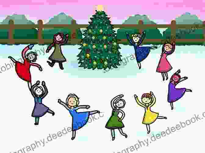 A Group Of Friends Dancing Around A Christmas Tree Christmas Lyrics I Classical Christmas Carols For All Family: 40 All Time Favorite Songs For Everyone S I Great Gift I Deck The Halls I Jingle Bells I Christmas Eve Songbook