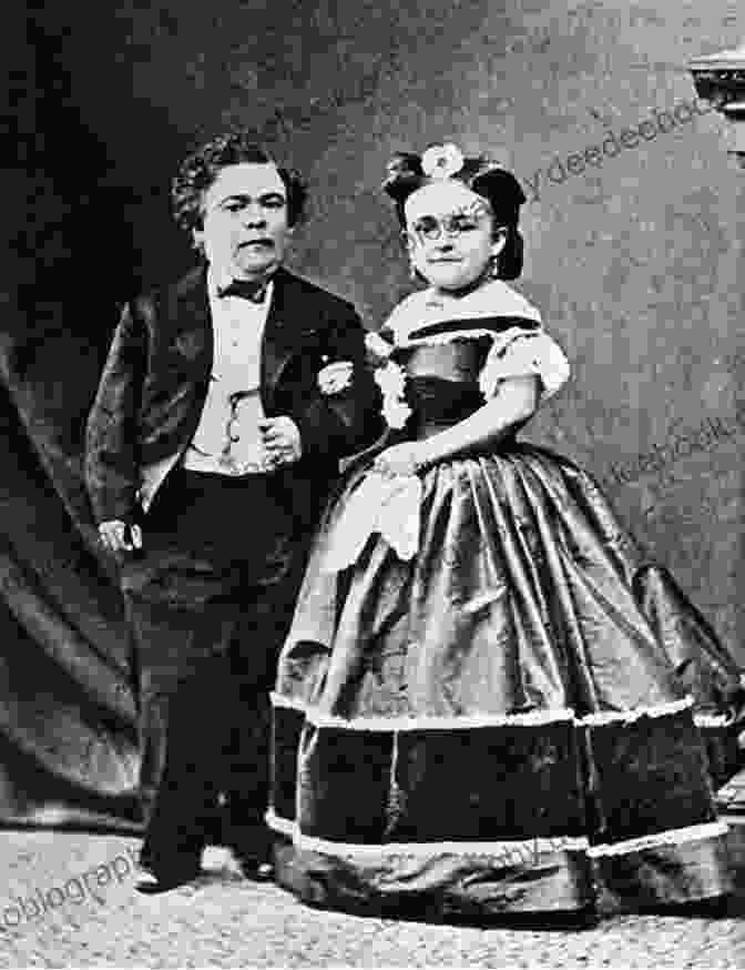 A Historic Photograph Of Lavinia And Charles Stratton, Known As Mrs. Tom Thumb And General Tom Thumb, In Full Costume. The Autobiography Of Mrs Tom Thumb: A Novel