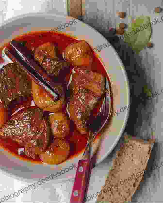 A Steaming Pot Of Stifado, A Traditional Zakynthian Beef Stew, Its Hearty Aroma Infused With The Flavors Of The Dafnis Family's Olive Oil Among The Olive Groves (Zakynthian Family 1)