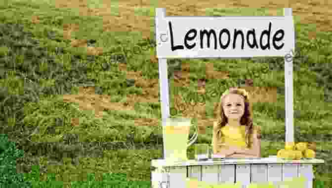 A Young Boy Sits At A Lemonade Stand With A Pitcher Of Lemonade And A Sign That Reads 'Lemonade For Sale'. Lemonade For Sale (Sammy Bird)