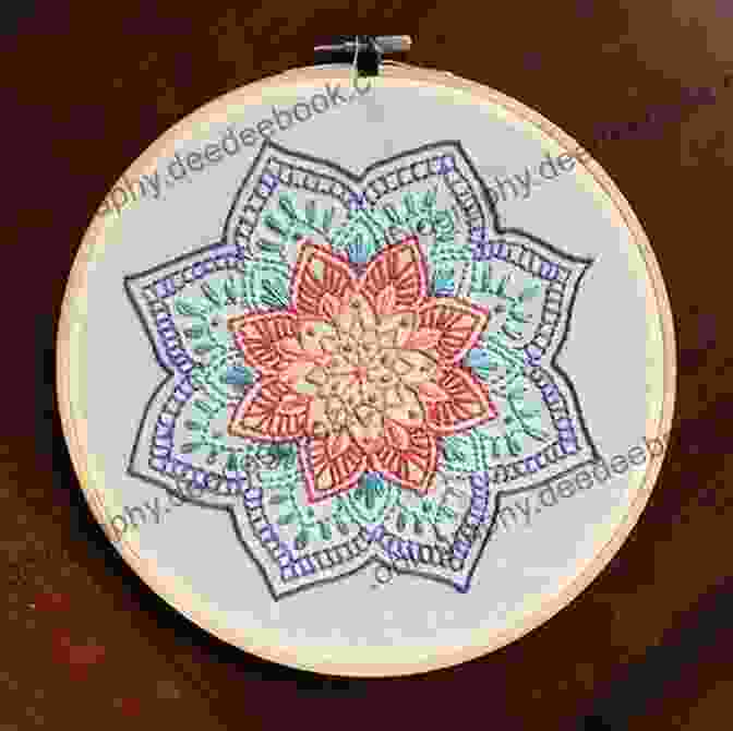 Embroidered Mandala Wall Hanging Broomstick Lace Crochet: A New Look At A Vintage Stitch With 20 Stylish Designs