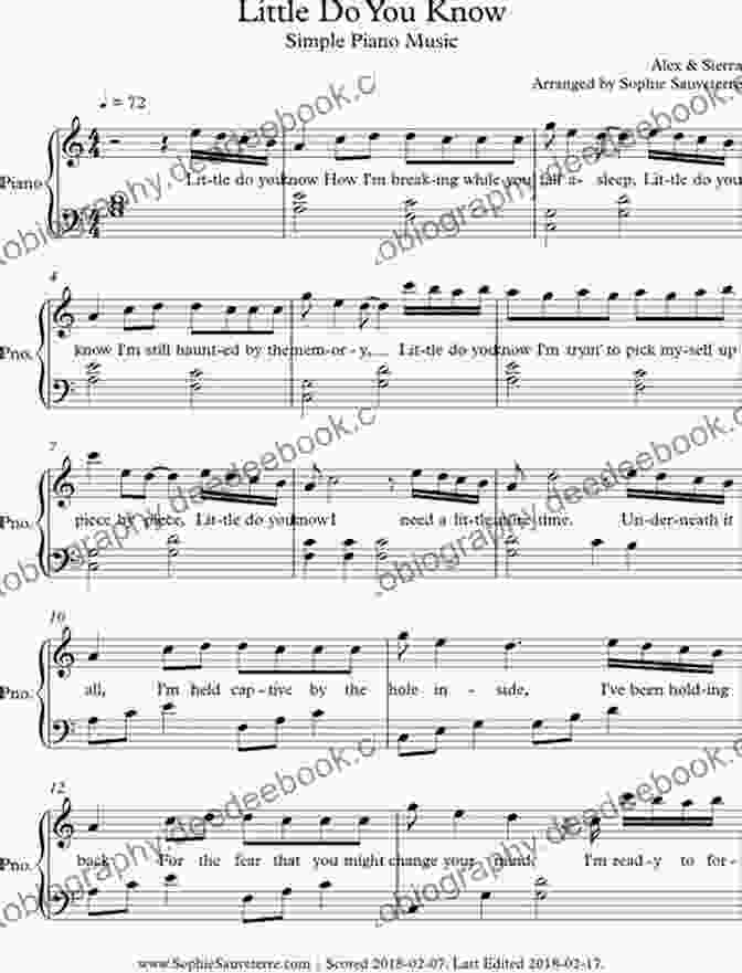 Example Of A Simple Piano Song With Lyrics Alfred S Basic Piano Prep Course Lesson D: Learn How To Play From Alfred S Basic Piano Library