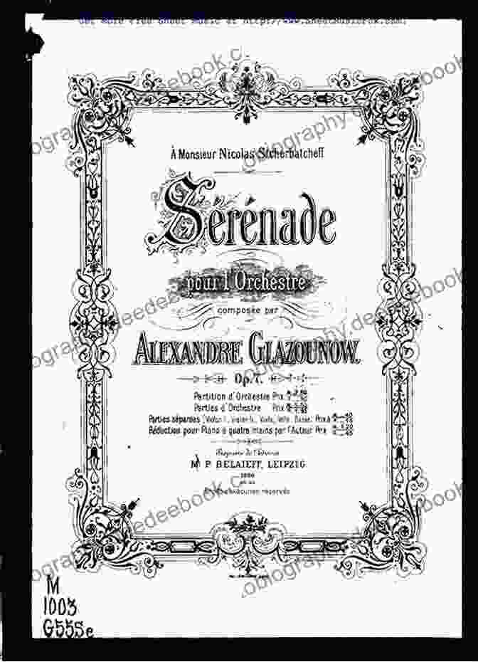 Serenade From Horn Concerto No. 6 By Alexander Glazunov 10 (Easy) Romantic Pieces For French Horn Quartet (HORN 1): For Beginners (10 Romantic Pieces French Horn Quartet 2)