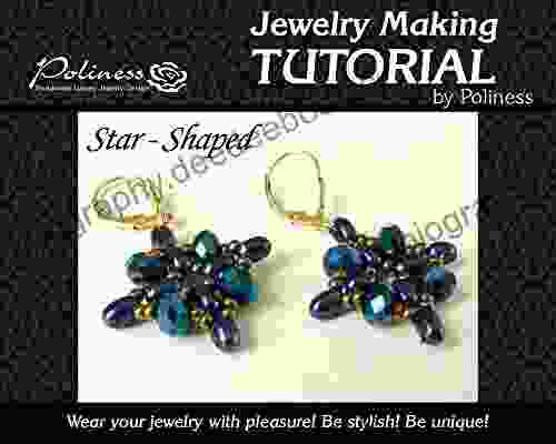 DIY Star Shaped Earrings Jewellery Making Tutorial Practical Step By Step Guide On How To Make Handmade Jewellery With Twin Beads
