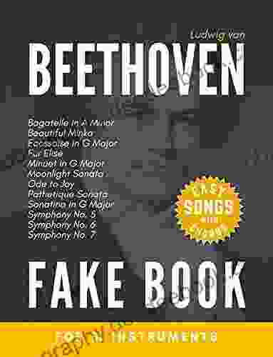 Beethoven Fake For Bb Instruments: Fur Elise Moonlight / Pathetique Sonata Symphony No 5 6 7 Ode To Joy And More I For Clarinet Soprano Tenor Saxophone Trumpet Cornet Flugelhorn Sheet Music